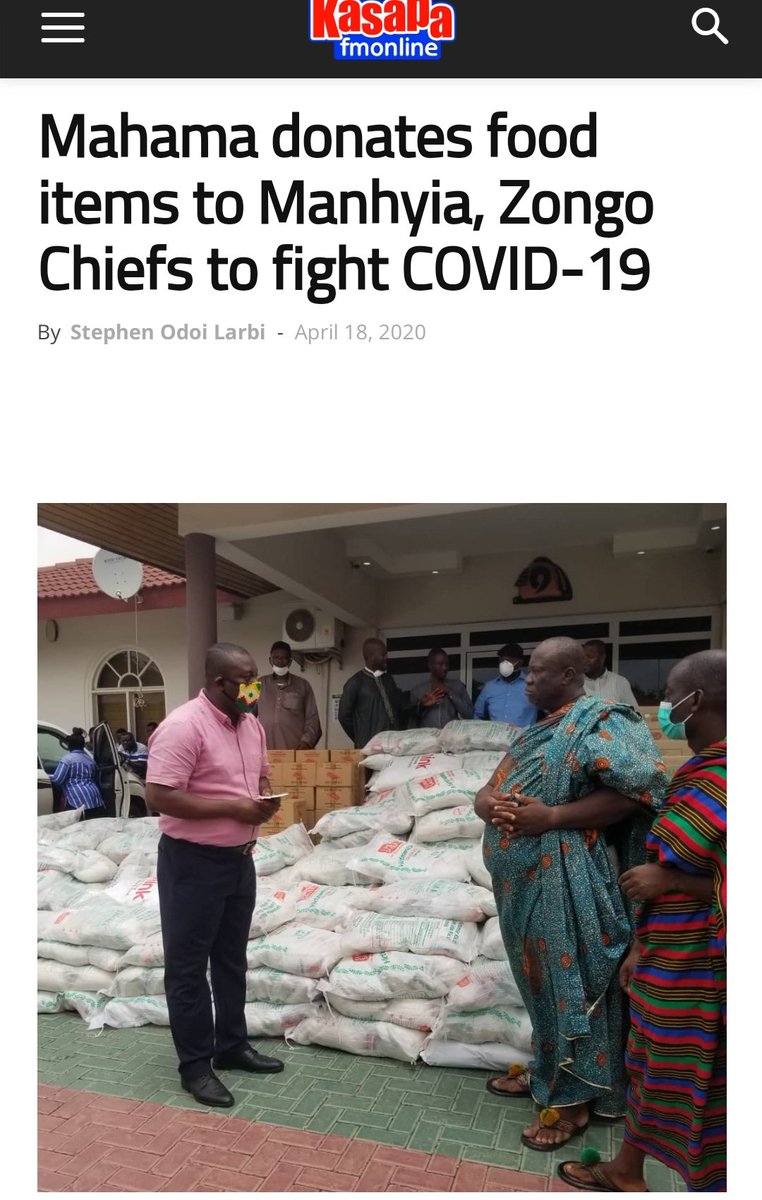 niiafoteyquaye's tweet photo. #GhanaNeedsAnswers RT NanaJM91771371: JDMahama has donated food items to support the Manhyia Palace Humanitarian project.
Among the items donated were 300 bags of rice, 1,500 bottles of cooking oil and 3,000 cans of mackerel. #NoDiscri… https://t.co/eCI5gLGNcL