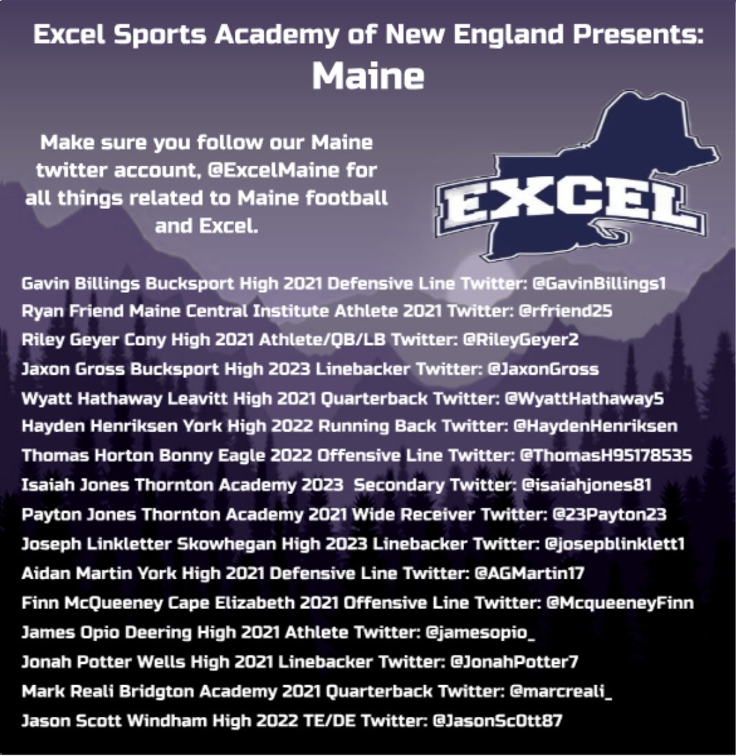 WALKONtoAA's tweet photo. Here is a list of 16 Maine high/prep school prospects! #MaineEvent #Maineiacs #pinetreestate #thewaylifeshouldbe #VacationLand @ESAofNewEngland @ExcelMaine Next we are going to the (802) “The Green Mountain State” to create a 16 High School college football 🏈🏈🏈prospect list! https://t.co/cfFnV5tZuY