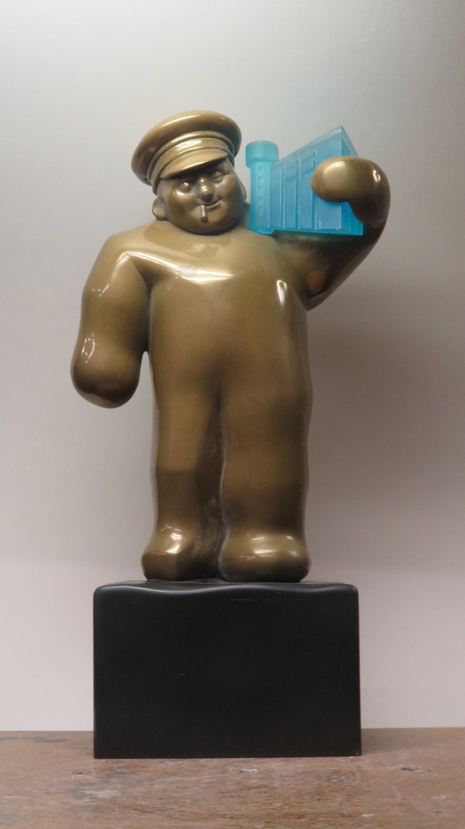 Projet en route de sculpture monumentale à partir du bonhomme des Frigos.