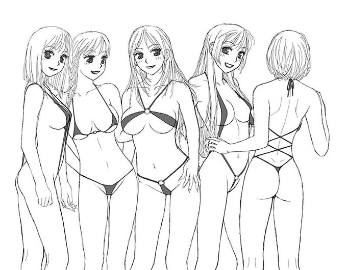 ウチのモデルさん達(再掲)その,1
一番活躍してたのは「My doll house」の連載中…ボツになったコスもあります(^^;;
マイクロ水着、ランジェリー、ナイティ、部屋着〜なんてな 