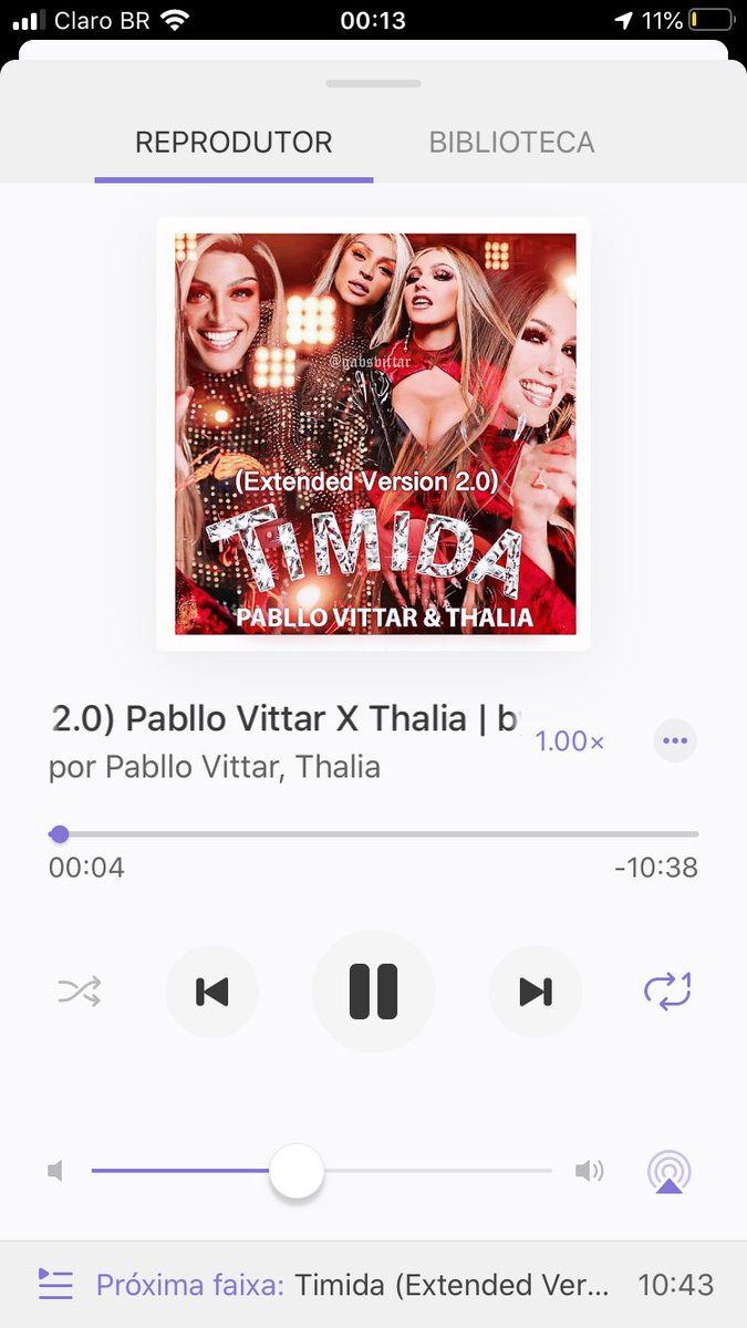gafurlani's tweet photo. tá feita 💕
consegui fazer uma extended muito melhor que a primeira de Tímida! E vou falar, que satisfação ❤️😍 @pabllovittar @thalia
#TimidaOutNow #timidanosoy #Timida #nosoytimida #111streamparty #111Album https://t.co/SrwjAIHQWY