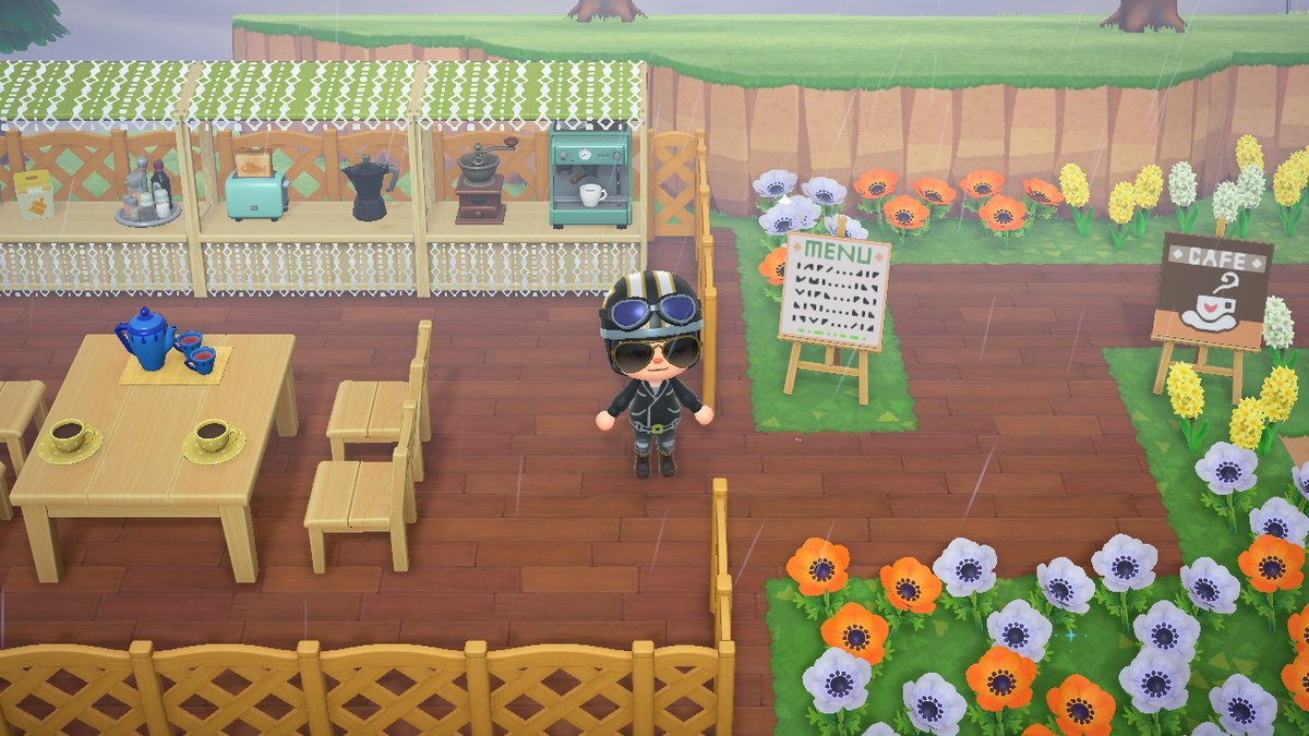 ちび در توییتر カフェ キャンプ場 ガソリンスタンド どうぶつの森 Animalcrossing Acnh Nintendoswitch