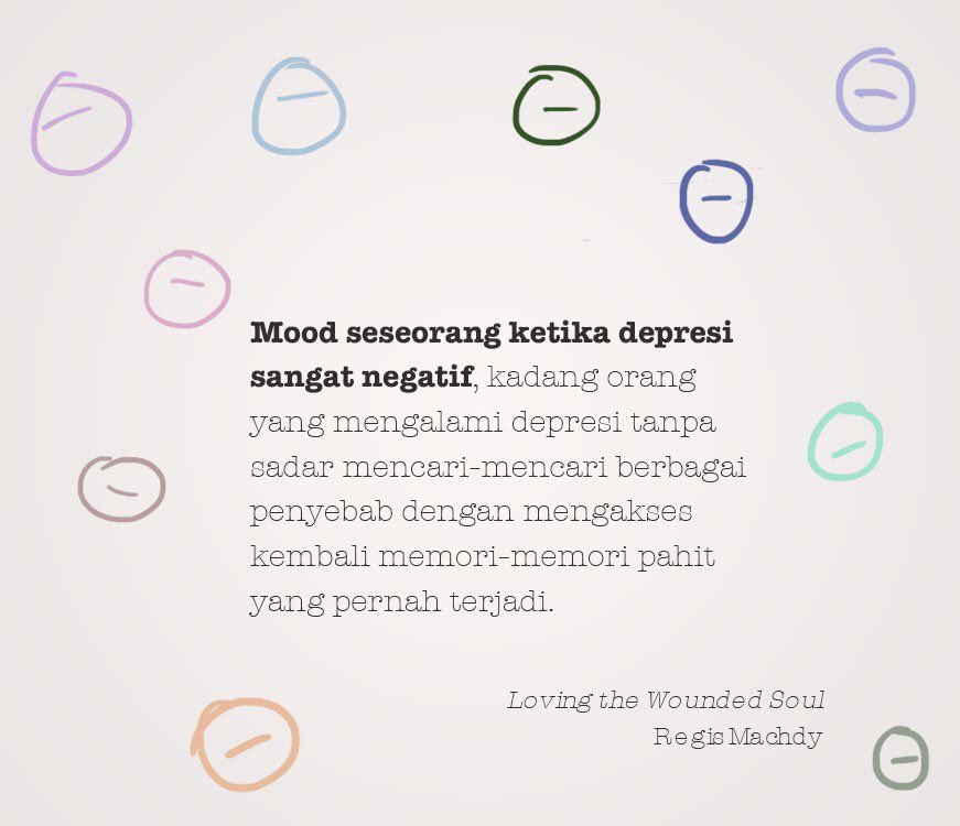 Memori pahit itu kembali lagi, kembali dibuka menganga, kembali lagi terasa pahitnya, dan terkadang pahitnya lebih pahit dari pahit yang pertama.

#lovingthewoundedsoul
<a href="/regismachdy/">Regisda Machdy</a> <a href="/pijarpsikologi/">Pijar Psikologi</a>