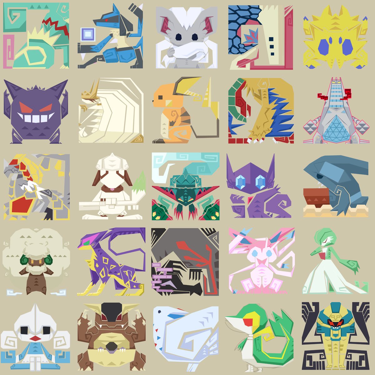 Ackron302's tweet photo. #ポケハンアイコン 
100 https://t.co/0a2bBAqoma