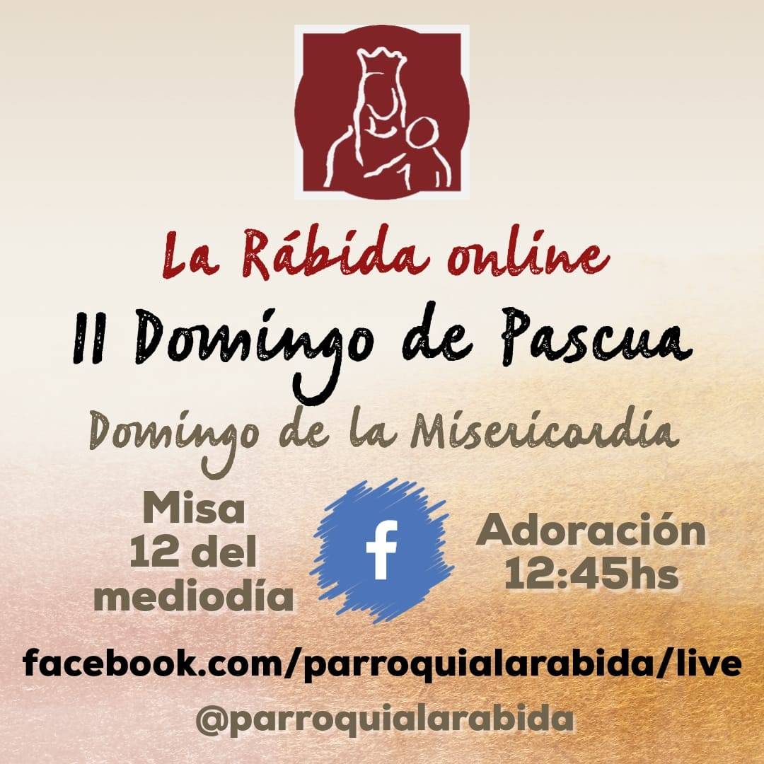 ParroqLaRabida's tweet photo. II Domingo de Pascua
@parroquialarabida https://t.co/0WghdPm5kw