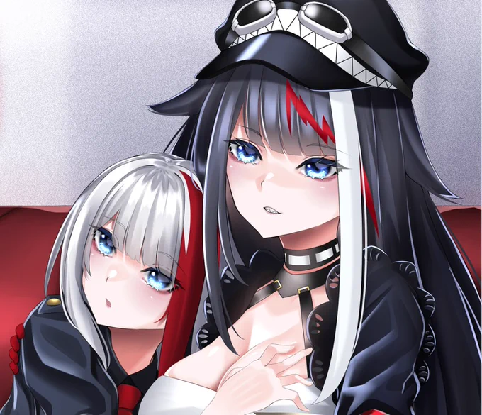 寮舎待機するドイシュペ #アズールレーン 