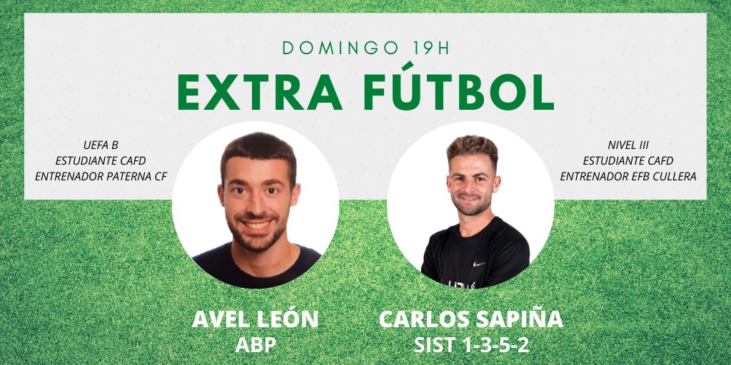 Este Domingo (19⏰) tendremos a <a href="/avel_dt/">Avel León</a> y <a href="/CarlosSapi7/">Carlos Sapiña</a>  comentándonos su trabajo a través de una reunión privada en la plataforma ZOOM. 
👉🏼 Quién quiera acceder ➡️ MD

🔊Se agradece RT para difusión 🗣

¡OS ESPERAMOS!