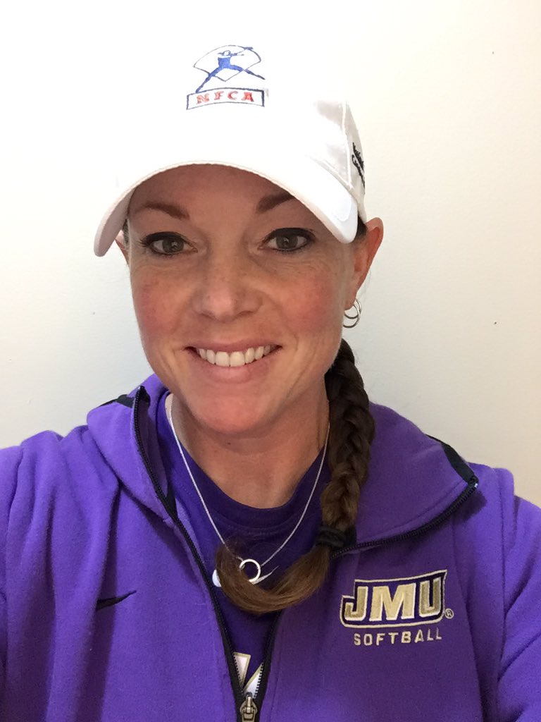 JMUSoftball's tweet photo. Happy #NFCAday to all of the coaches in our game and each and every one of the hard working individuals at our organization!!  Thank you to each of you for all you do year round, but especially over the course of the past month!! 

@NFCAorg #GrowTheGame 
#CheckTheHat #GoDukes 💜 https://t.co/9IhWWAc4fP