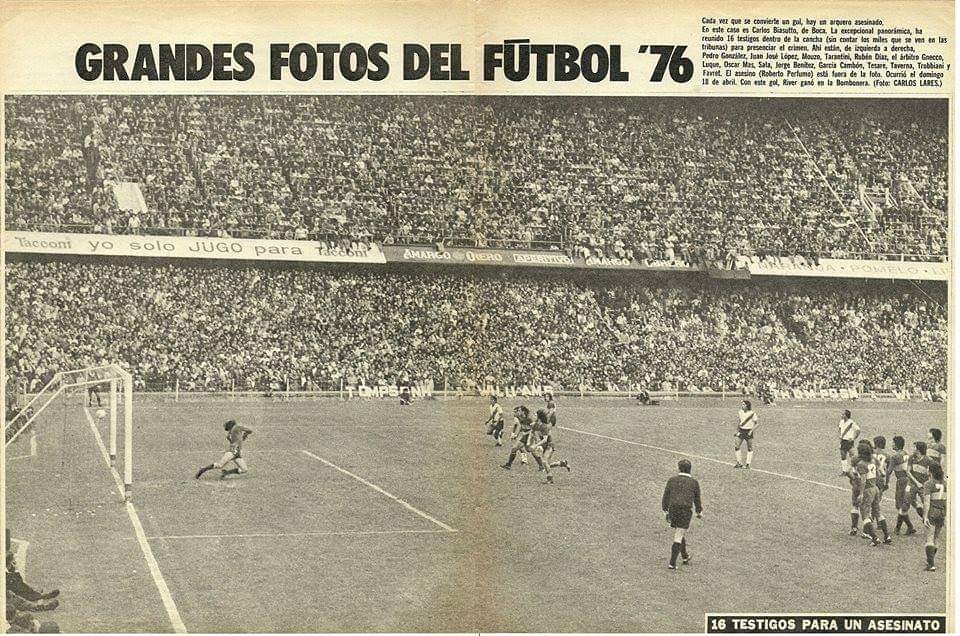 FEsquel's tweet photo. Después Perfumo los embocó de tiro libre. 1-0. Resultado final.
A Fillol lo insultaron en todos los colores todo el partido. Y al irse les dedicó un tierno beso a la camiseta de River que llevaba abajo.
Le costó una fecha de suspensión. https://t.co/PyUQ9JvKcG