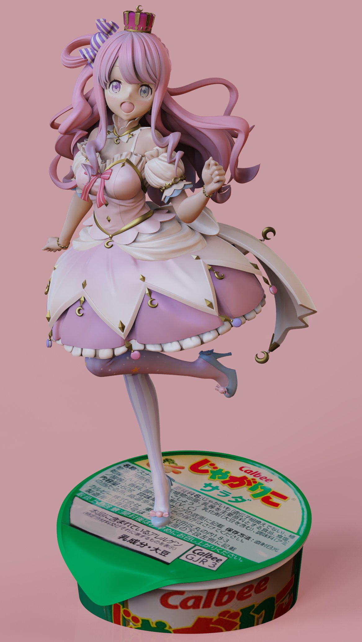 姫森ルーナ　ガレージキット　フィギュア　ホロライブ　hololive ホロライブ 姫森ルーナ 3-29-17 花の賀 ワンフェス 2025 冬