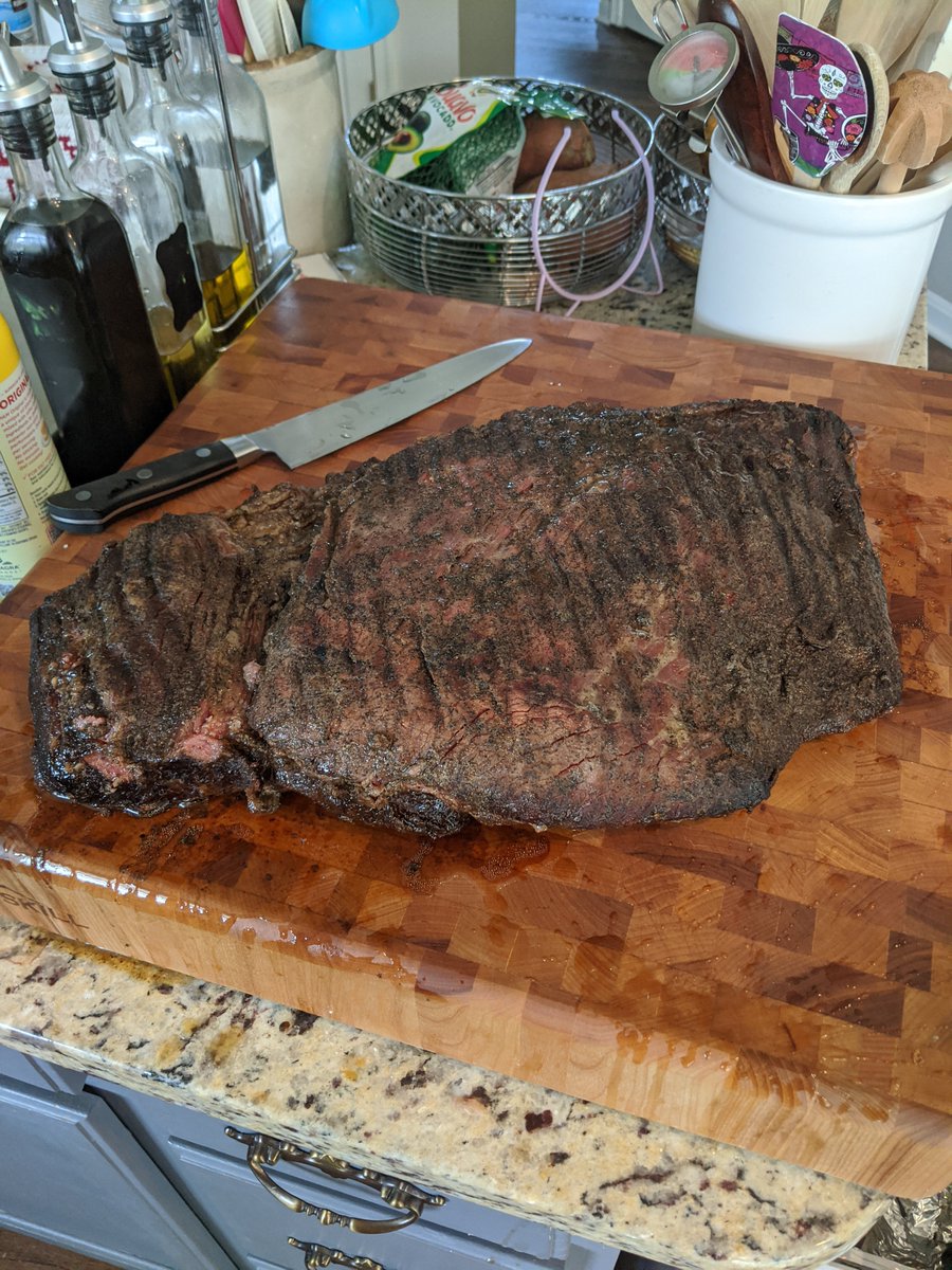 bmsbrunson's tweet photo. @Coach_TPrice This Aggie exiled in Maryland fired the grill up to show these Terps what real BBQ tastes like. 40 pounds of meat in total responsibly delivered to the neighbors. #CoachPriceCookingChallenge https://t.co/usHaazUMxV