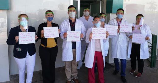 Muchas personas, haciendo pequeñas acciones, en muchos lugares distintos, podemos ayudar a hacer grandes cambios. Tú puedes ser parte. #HazlotúMismo #COVID19 #Apoyo  #Comunidad3D En la foto: personal de 
Hospital General Regional 1, Culiacán, Sinaloa.