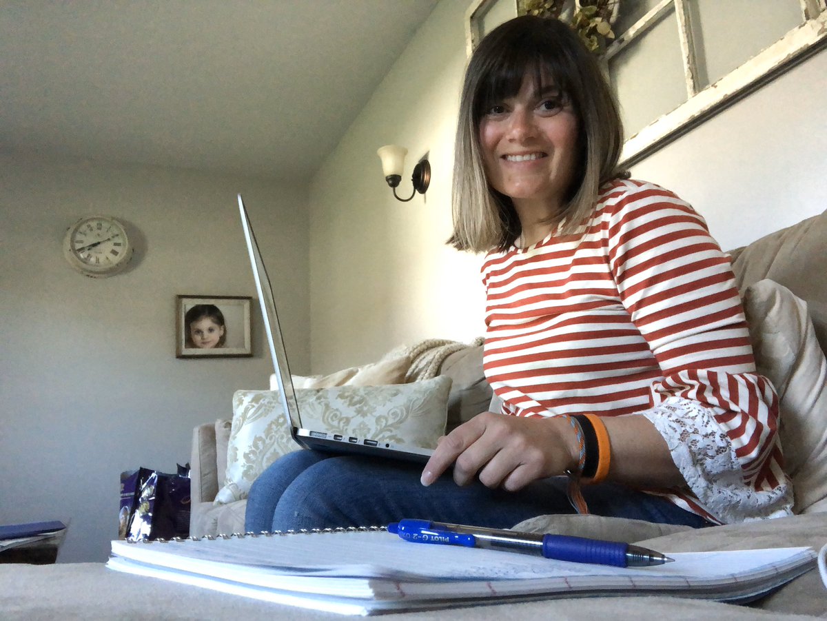 MrsDonato3's tweet photo. Teaching through a #pandemic is something I have never even thought I would ever have to do.  Boy, has it shown me how strong I am, my students and their families are and how strong my own family is.  #TogetherAtHome #TeachFromHome #TEACHers #SafeAtHome #IMissYouall https://t.co/y3K0yM06d8