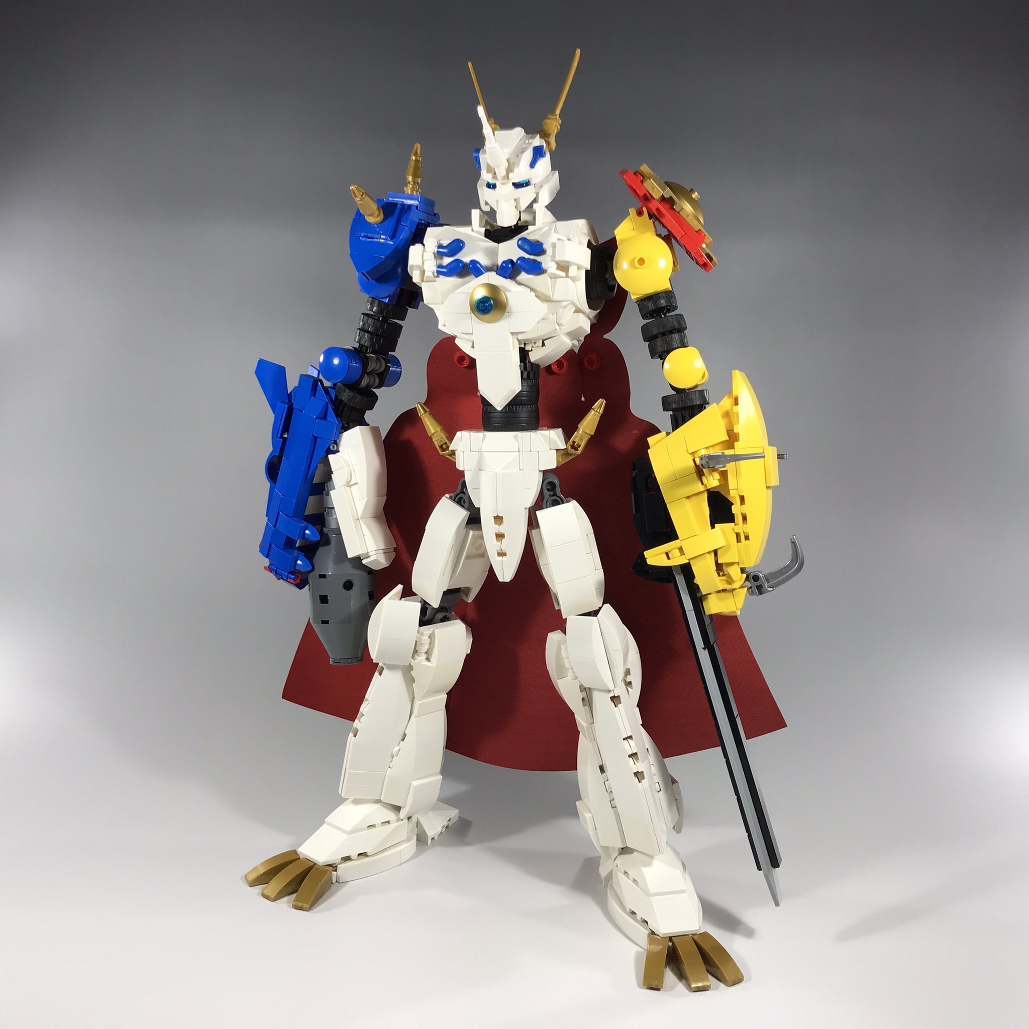 kekenoji в X: „レゴでオメガモンを作りました #デジモン #digimon 