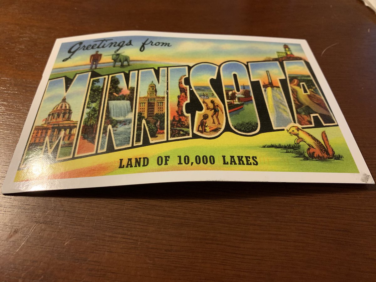 ericrhew's tweet image. Pretty cool to get a #HandwrittenNote postcard from Leah Rado of @CSB_Athletics today. Not often I get a postcard but really appreciate the thought and the note. #SIDFriends #SIDFamily