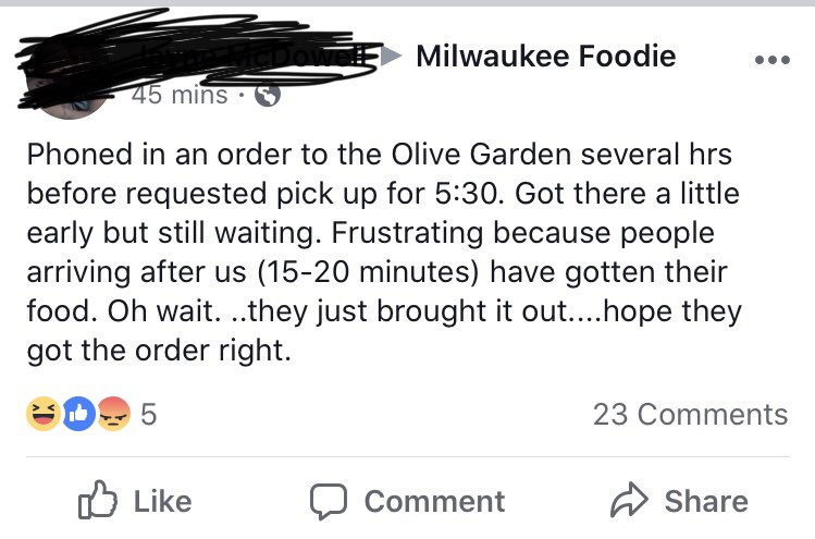 Mavis Beacon On Twitter Going Online To Bitch About Olive Garden