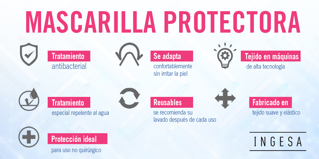 IngesaEcuador's tweet photo. Descubre los beneficios de nuestra #Mascarilla Reusable. Encuentranos en: #Medicity #Supermaxi #Megamaxi #MiComisariato #Hypermarket #Aki #GranAki #SuperAki https://t.co/W2Tx649aC6