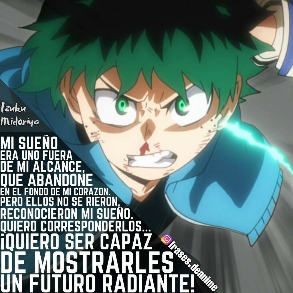 Frases de Boku no Hero Academia - Animedia