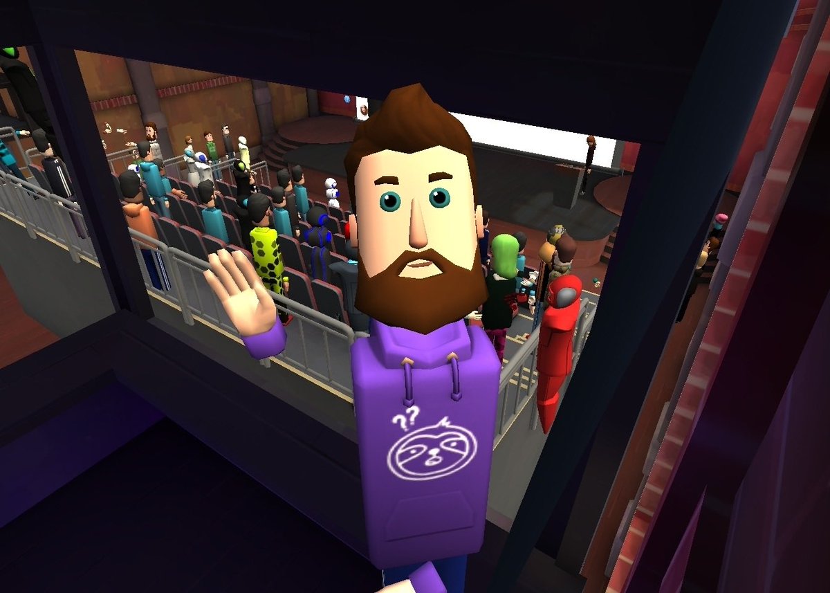 beauwoods's tweet photo. Enjoying a talk today at #infosecOASIS. Apparently the purple hoodie comes with a sloth on it. Three toed or two toed? https://t.co/O4eeObw2d3