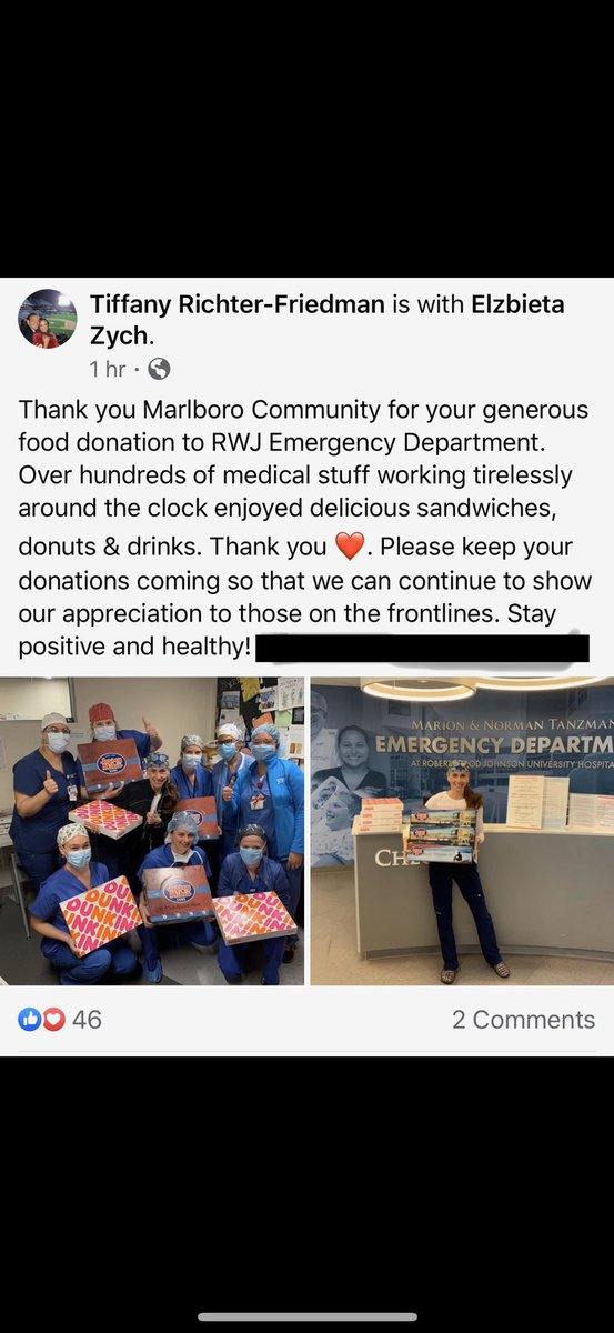My husband shared this with me. Thank you, Marlboro. I love our community #wearemarlboro