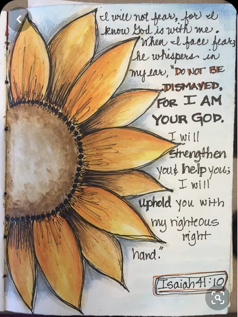 Last night when fretting I was able to find this. Around this time last year sunflowers 🌻 Took on a new meaning for me so this was perfectly illustrated.