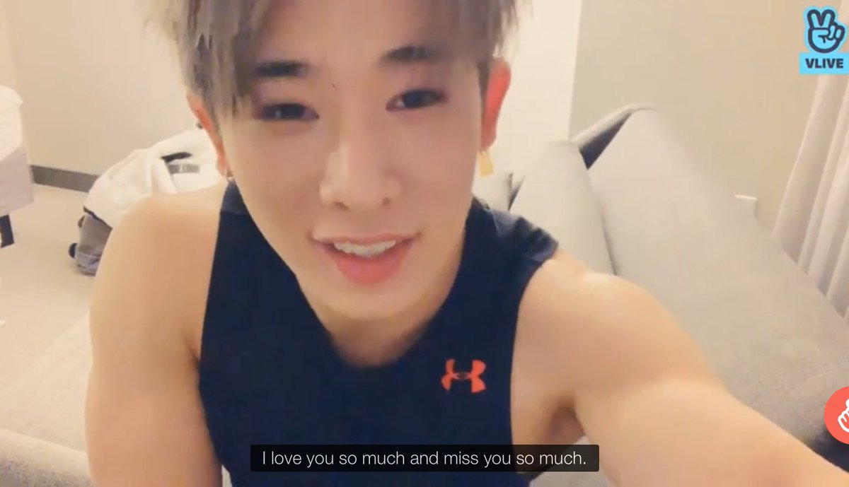 Everyday he write to monbebe like "do you eat?", "make sure to sleep well", "take care of yourself", etc. He used to make vlives that lasted even more than 3 hrs and used all this time to spend with mbb, sing to them, eat with them and more. He used to do everything with us.