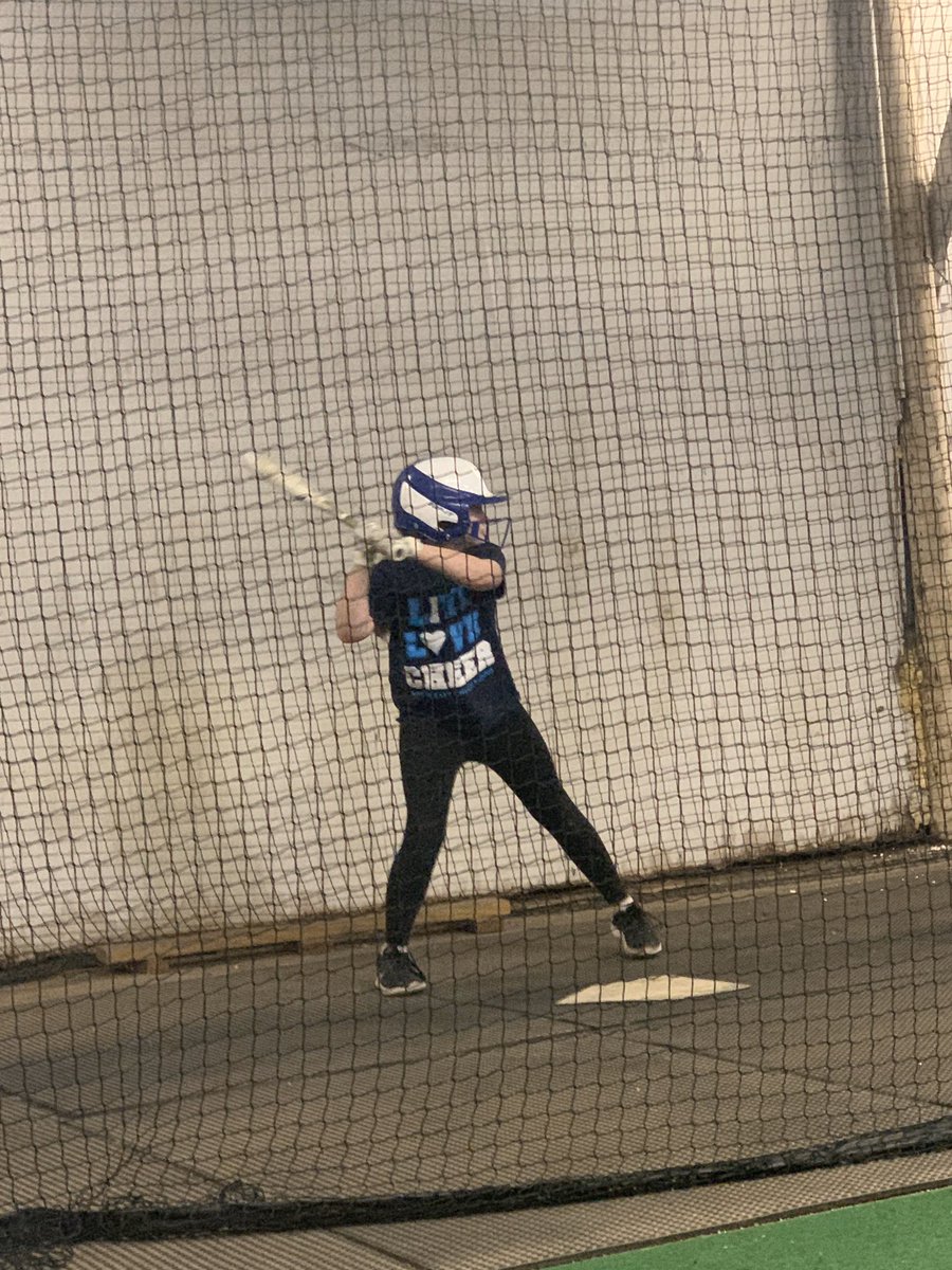NE_rebels_sb's tweet photo. Hansen sisters took to the cage again today! Best never rest! #NERebelWay https://t.co/80E5jXbv4E