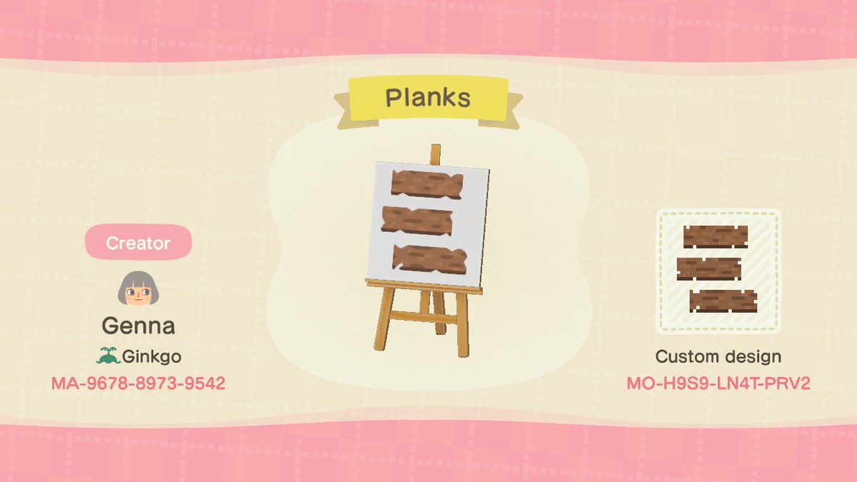 okpng's tweet image. These are the plank paths I use around my island! #ACDesign #ACQR #ACNHdesign design #AnimalCrossing #ACNH #NintendoSwitch