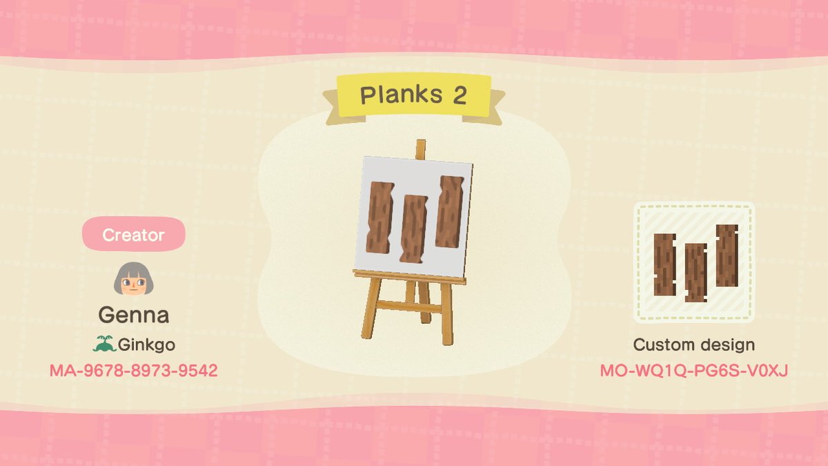 okpng's tweet image. These are the plank paths I use around my island! #ACDesign #ACQR #ACNHdesign design #AnimalCrossing #ACNH #NintendoSwitch
