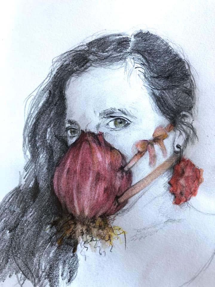 verozoneuy's tweet photo. Portrait of me during the pandemic by CRISTINA NIGRO https://t.co/35zP90Y01W