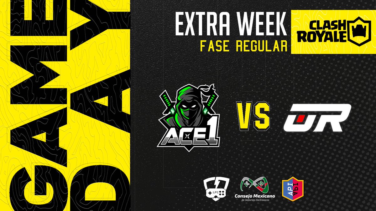 LPE_es's tweet photo. #ExtraWeek
Sin duda alguna el partido de la semana, donde los raperos buscan mantener puestos de Play Offs, mientras que los ninjas quieren seguir sumando
⚔️ @UrbanEsportsGG vs @ACE1gg
⏱️ 08:30 PM 🇲🇽
📺 @VPX_GAMING
🖇️ https://t.co/H6bnmeJLAP
#ClashRoyale #LigaMexicana https://t.co/6ftySMse4g