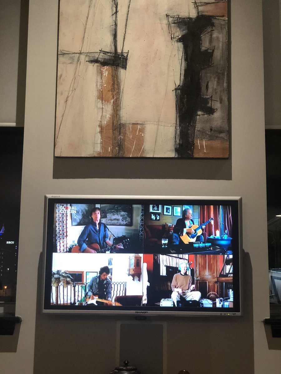 Watching Global Citizen. “You can’t always get what you want.” Lessons during the pandemic. Be kind. Be patient. Be compassionate. And remember this message. <a href="/RollingStones/">The Rolling Stones</a>