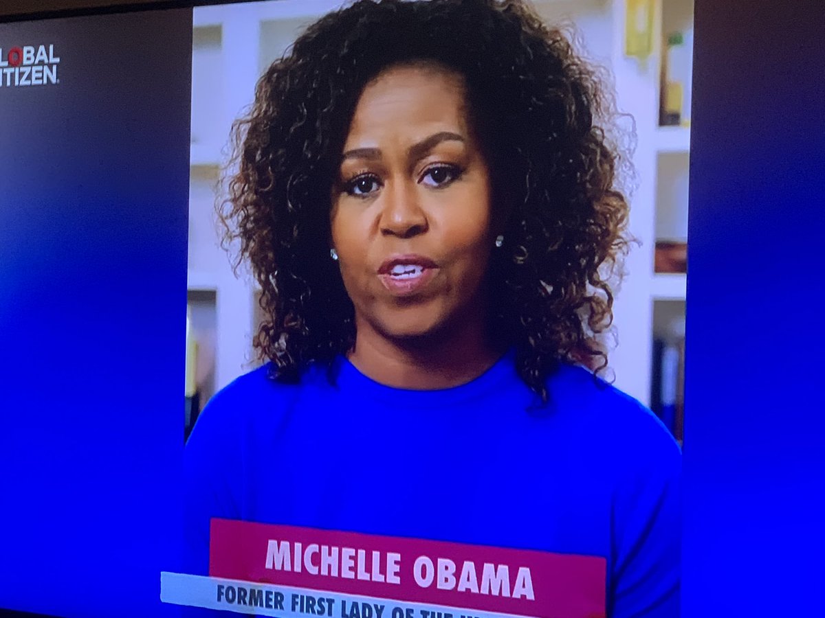 NathalieCely's tweet photo. Great #womenpower working for #OneWorldTogetherAtHome @MichelleObama @laurabush #COVID #Covid_19 https://t.co/x2510llAjS