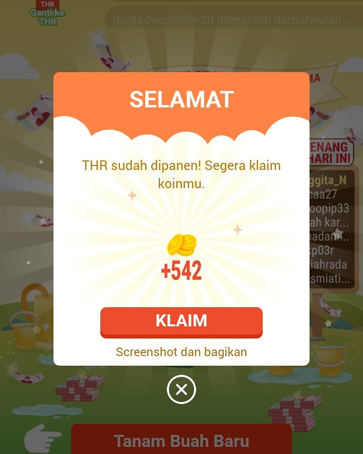 ansa_irena's tweet photo. bismillah panen lgii alhamdulillah @ShopeeID #ShopeeTanamTHR10M https://t.co/MeG18vuMVE