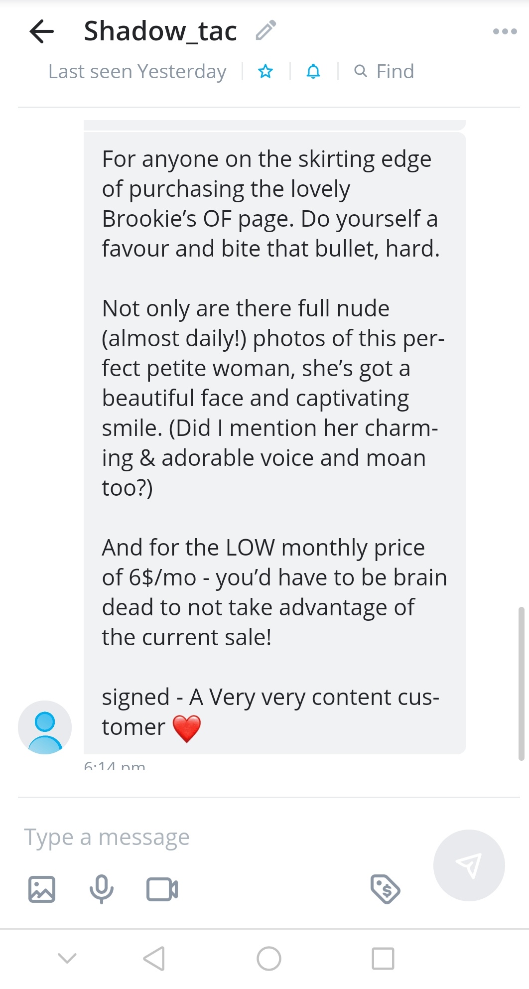 Brookie Jay on X: A review from one of my amazing subscribers 🥰🥰🥰 if  you want to check it out here's the link: t.coLyO5eHinRG  t.coaAqPunKuE8  X