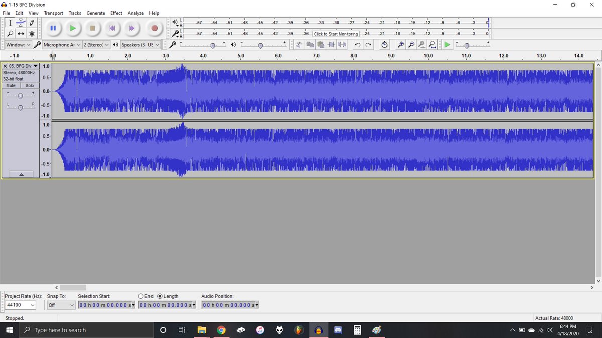 Here's a comparison between the original BFG Division from Doom 2016's official soundtrack (left) vs. the BFG 2020 remix on Eternal's soundtrack from today (right).Notice how the wavelengths in BFG 2020 form a nearly perfectly straight bar vs. the original with more definition