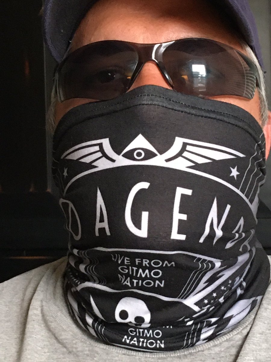 gpanda's tweet image. @THErealDVORAK  and
 @adamcurry #ITM

Got my #GitmoNation 
Mask  Awesome!