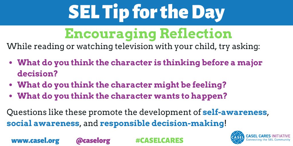 Simple ways to teach SEL through reflection. Questions that promote self-awareness, social awareness &amp; responsible decision-making!