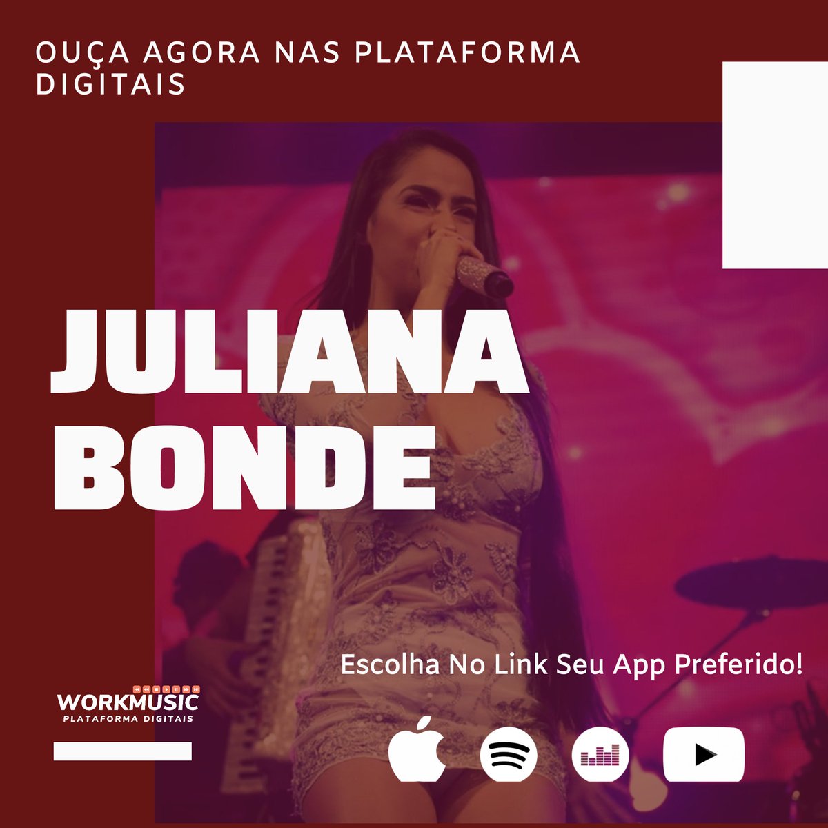 WorkMusicofc's tweet photo. Ouca Juliano Bonde 
Link das Plataforma Digitais 
https://t.co/KHACJFkzWq
#FicaEmCasa https://t.co/ovUvuPdPAS