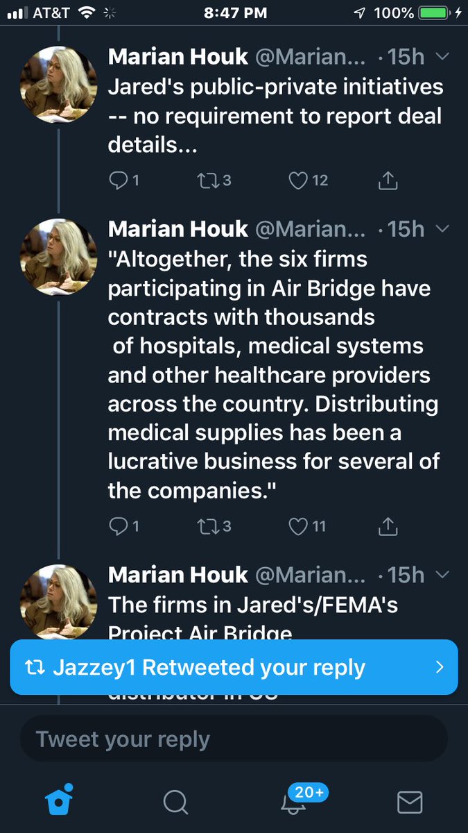 In fact many of these companies including one of Jared  #Kushner have LLCs & don’t have to disclose finances. in case you haven’t figured it out this is straight up war profiteering & evil as hell.  #WarProfiteering  #TrumpOwnsEveryDeath  #FEMA  #Kushner