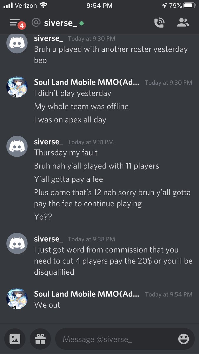 GOATandLION_'s tweet photo. We out. First it’s a open roster league then they say we gotta have 8 we weren’t even on.😂 @EPBL2K  learn from @WRproamleague they helped me when I got scammed not try to scam me. @Winner_Stayz_On @Jbutta_2K @Asmooth718 @Big_Brudda_PURP @xxPdotJAYxx https://t.co/yJ7ohOPiYF