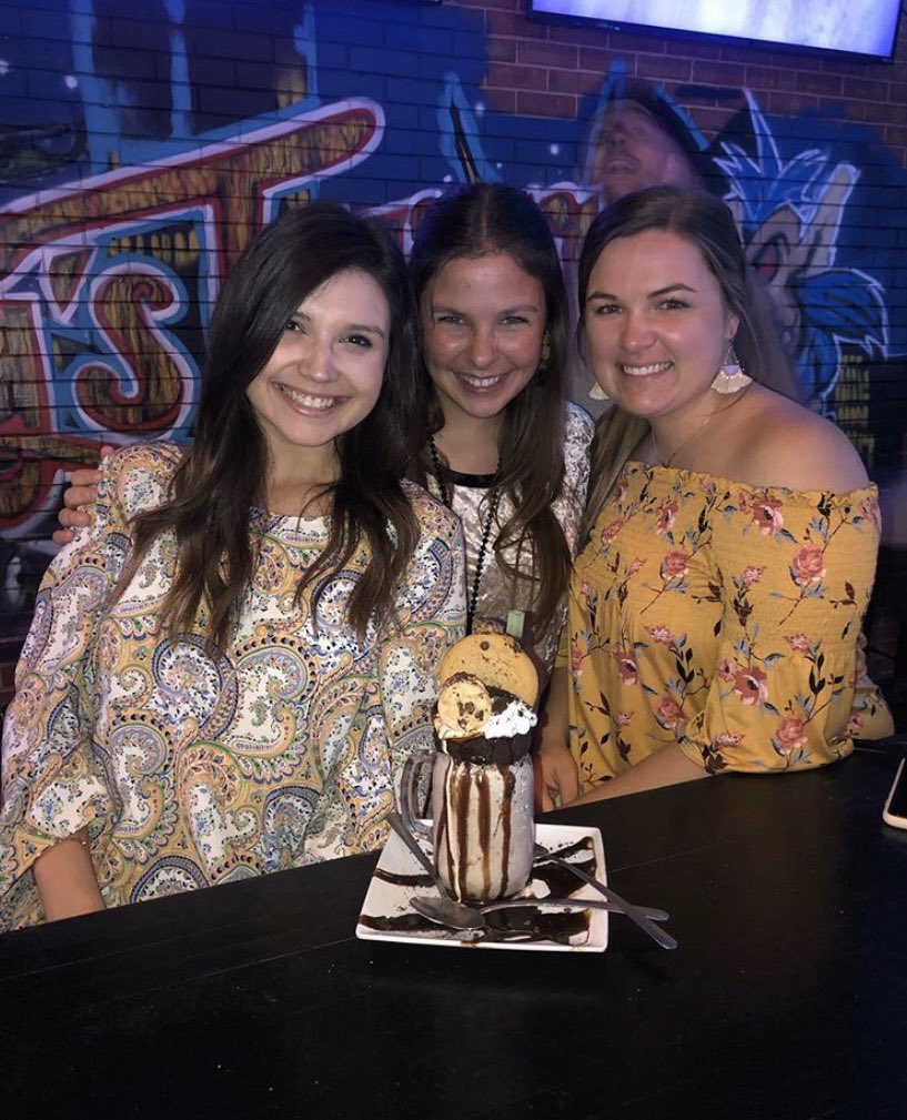 Stennna's tweet photo. I would gladly go back to nursing school if it meant I got to spend every day with @shelbiechey and @AudddreyMiller again😭 https://t.co/3lAHKnh7WX