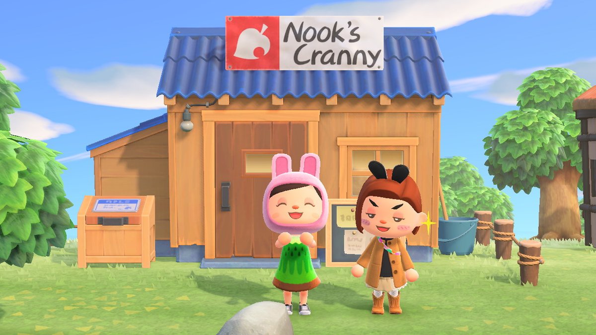 RosebudYana's tweet photo. Grand opening of my sister's cranny! As well as a museum outing with her &amp; friend Megan! #AnimalCrossing #ACNH #NintendoSwitch https://t.co/n7GXaXnEv9