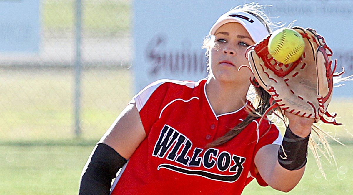 WHS COWGIRL SOFTBALL: April 18, 2017, WHS Sophomore Sam Kortsen had two runs and six stolen bases in a 3-2 loss to the Benson Bobcats. #ReliveTheMoment #AZPreps365