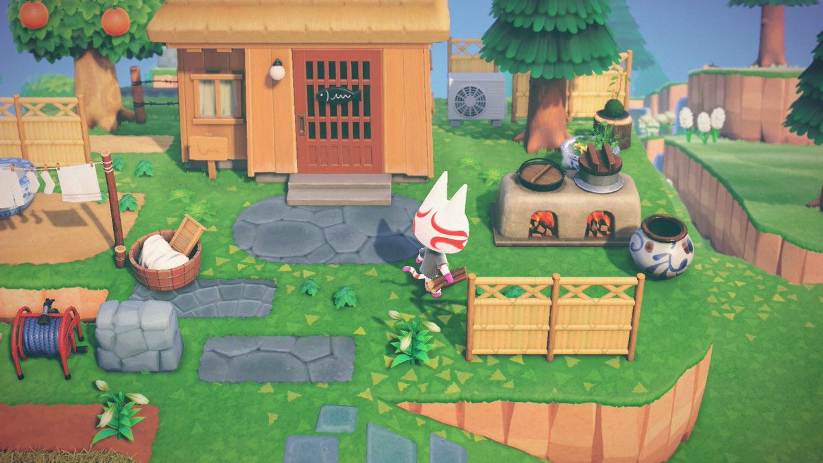 ごま いろはにほへ島 愛かぶきち愛の家周り どうぶつの森 あつまれどうぶつの森 Acnh