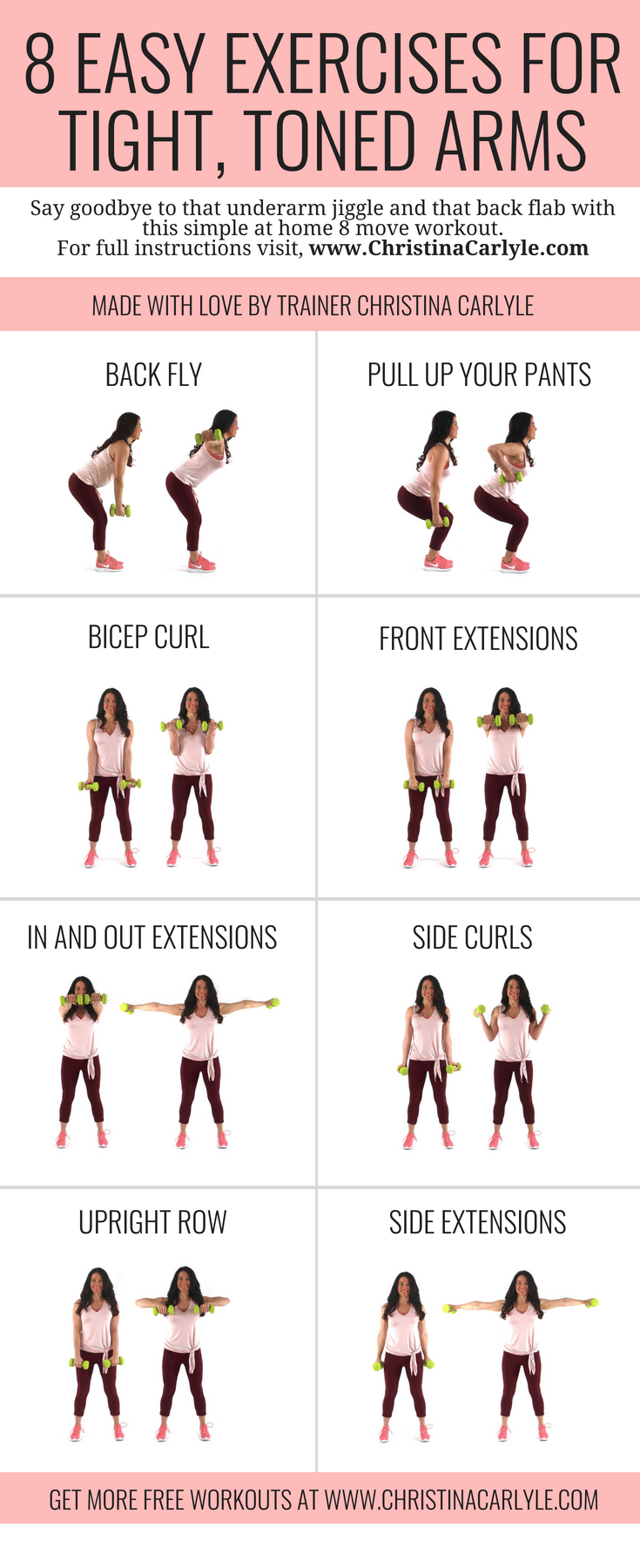 Arm workout hot sale female