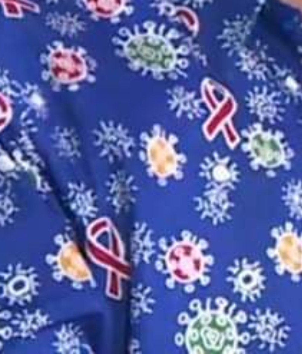 IpungLombok's tweet photo. batik Covid + HIV-AID ? 
designernya siapa pak bos? https://t.co/wkxB63UzJY