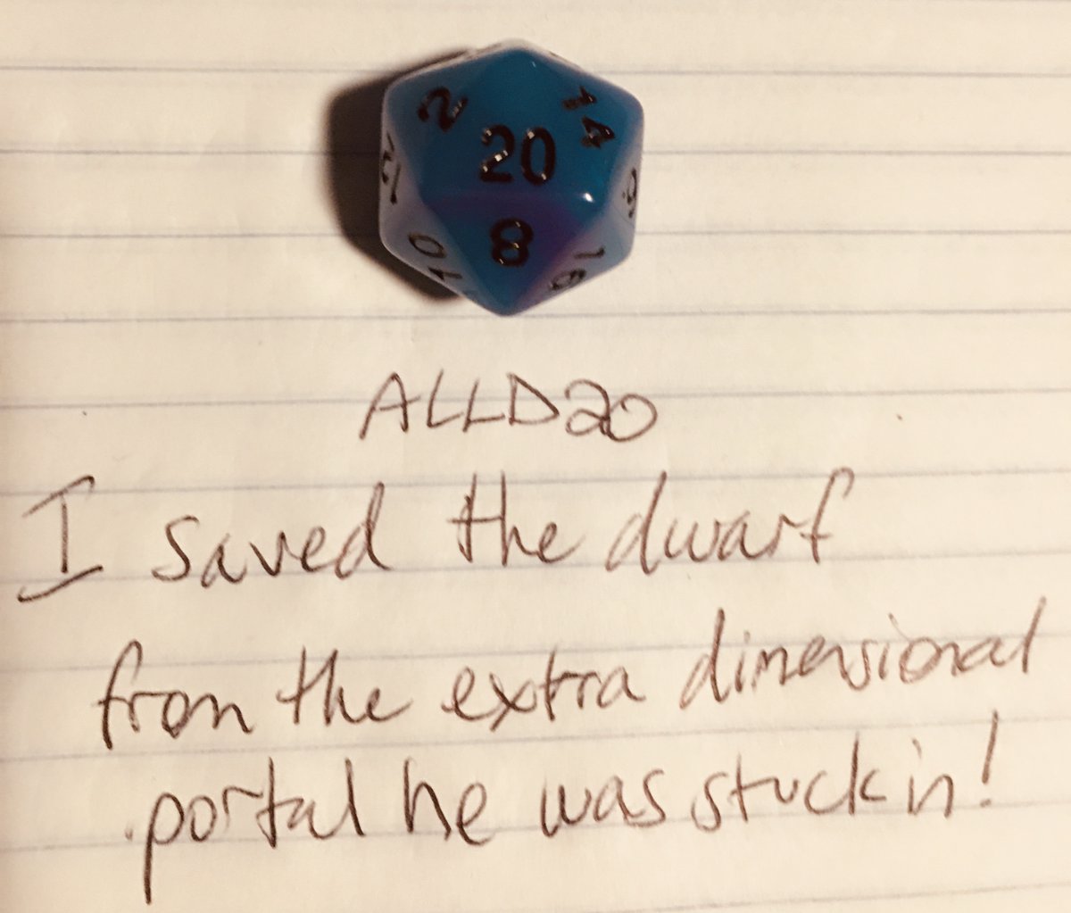all_d20's tweet photo. #DiceSwaggerSaturday ππ³π€©
~Felicity
Check out our show on https://t.co/hOz2RMp9Pj or your favourite platform.
Like what you hear? Support the show: https://t.co/BHnangY05H
#DnD5e #ttrpg #podcast #alld20 #dnd #dungeonsanddragons #dndpodcast #critrole https://t.co/fpor365kwK