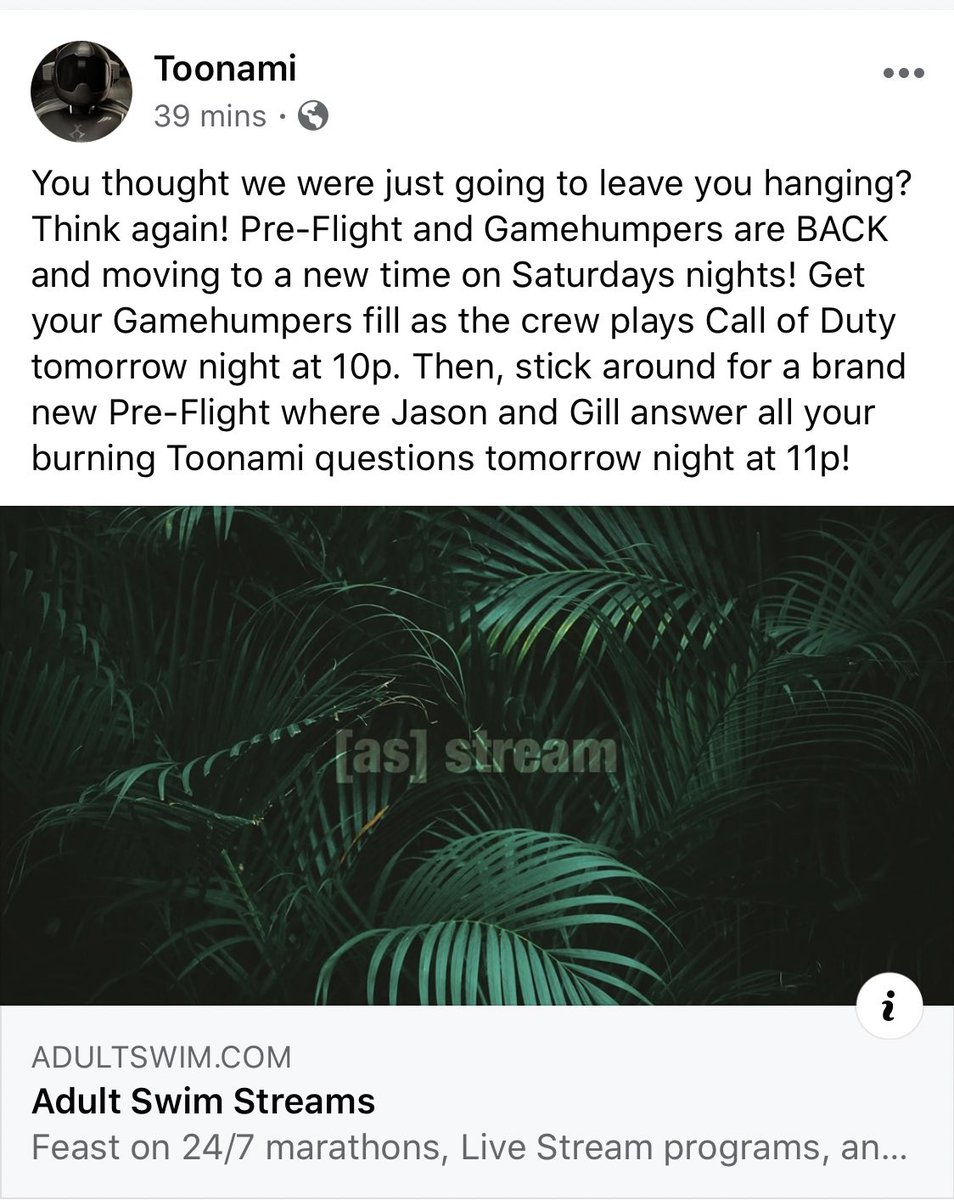 ToonamiSquad's tweet photo. PSA: We are livetweeting the Toonami Pre-Flight Q&A with @Clarknova1 and @stupidgill right here on our account so make sure to stay posted to our account in case any news comes out!
You can watch the stream here: https://t.co/FLH7wCynx1
#ToonamiPreFlight #Toonami https://t.co/89B8dwe8rm