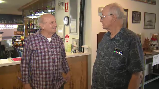 Best mates Vic &amp; 'Brownie' served for more than 20 years in our armed forces, now they're determined not to let #COVID19au stand in the way of toasting their fallen comrades this ANZAC Day. A story sure to make you smile <a href="/9NewsAdel/">9News Adelaide</a> 6PM